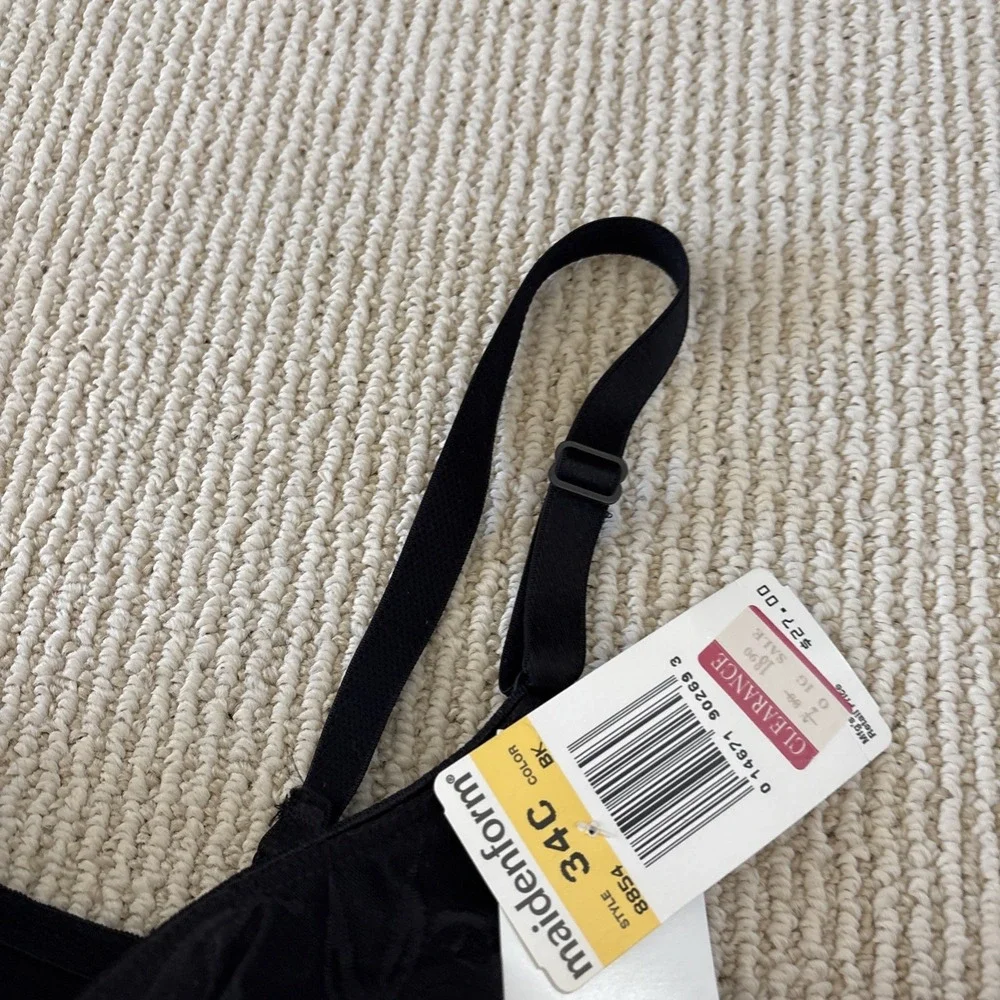 NWT MAIDENFORM FRONT CLOSE 8854 vintage Demi padded Customize It 34C push up